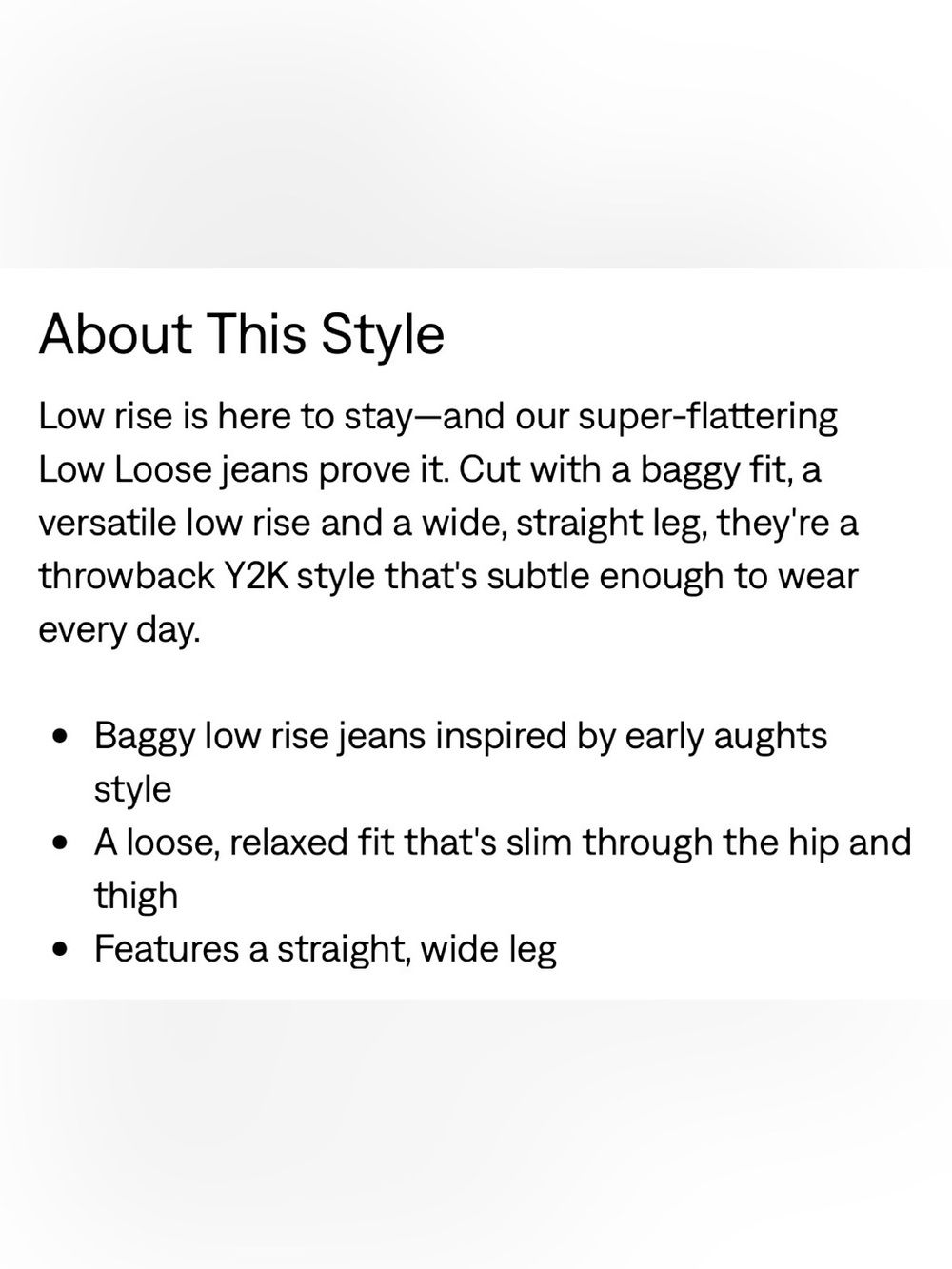 Levi’s Low Loose in Light Wash - Picture 7 of 11